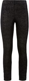 Legginsy z połyskiem z aksamitu  damskie Bonprix