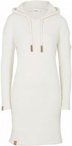 Sukienka dzianinowa z kapturem  Bonprix