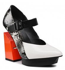 Czółenka United Nude białe Półbuty Arix Mary Jane Hi 10638510119