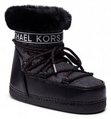 Śniegowce MICHAEL Michael Kors czarne damskie Zelda Bootie 40R2ZMFE5B