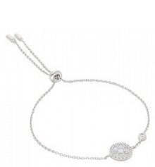 Bransoletka Fossil srebrna 