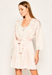 Szlafrok LAUREN RALPH LAUREN różowy damski 