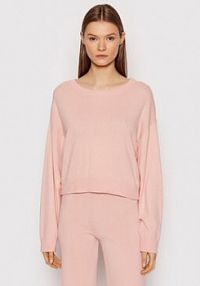 Sweter Juicy Couture różowy damski JCKA221002  Relaxed Fit