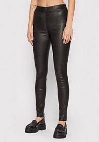 Spodnie skórzane Notes Du Nord czarna 