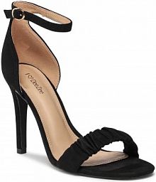 Sandały na obcasie DeeZee czarne