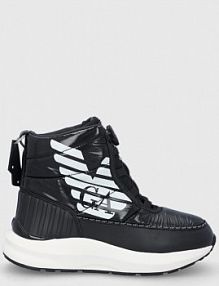 Śniegowce EA7 Emporio Armani  czarne damskie  X8M003.XK231