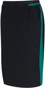 Spódnica ołówkowa z paskiem bez zamka  Bonprix