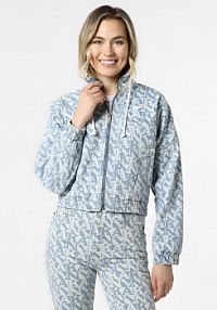 Kurtka jeansowa Kobiety Jeansy niebieska wzorzysty S Karl Kani damska