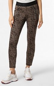 Legginsy    Ranee beżowe/brązowe/wielokolorowe Cambio damskie