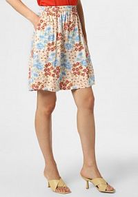 Spódnica    Ashlyn beżowa/wielokolorowa Moss Copenhagen