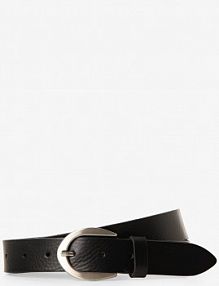 Pasek skórzany Kobiety skóra czarny jednolity 105 Vanzetti damski