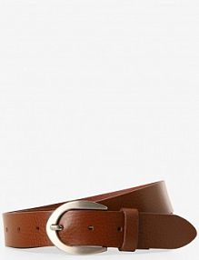 Pasek skórzany Kobiety skóra brązowy jednolity 95 Vanzetti damski