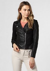 Kurtka skórzana   YASSophie czarna Y.A.S damska