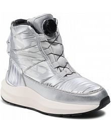 Botki EA7 Emporio Armani srebrne damskie X8M003 XK231 P565 Silver/Grey