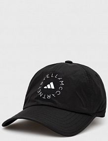 Czapka z daszkiem adidas by stella mccartney  czarna damska  H59859