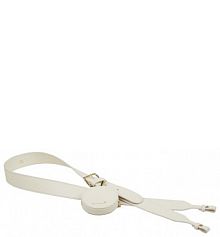 Pasek na ramię z kieszenią zapinaną na zamek błyskawiczny Weat biały damski