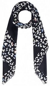 Chusta z mieszanki wiskozy i bawełny s.Oliver RED LABEL granatowa