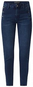 Jeansy o kroju tight fit z dodatkiem streczu model Water Fransa niebieskie damskie EAN 20610402