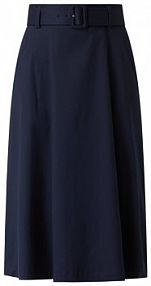 Spódnica midi z paskiem Windsor granatowa EAN 30031486
