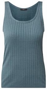 Top z jedwabiu Windsor turkusowy damski