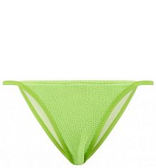 Figi bikini z wąskimi ściągaczami po bokach banana moon zielone EAN LITA SCRUNCHY