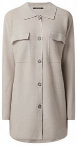 Długi kardigan z mieszanki wiskozy LUISA CERANO