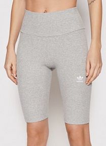 Szorty sportowe adidas szare Kolarki adicolor Essentials HF7485  Slim Fit