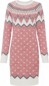 Sukienka  dzianinowa w norweski wzór  Bonprix