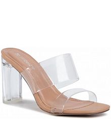 Klapki DeeZee białe damskie LS5216-01 Pink