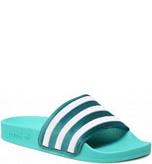 Klapki basenowe adidas zielone damskie