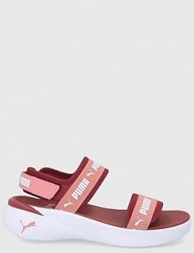 Sandały na obcasie Puma  różowe  381172