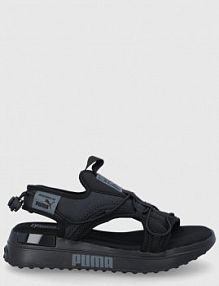 Sandały na obcasie Puma  czarne  384258
