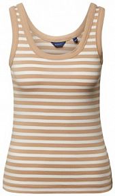 Top w paski Gant beżowy damski EAN 4203476