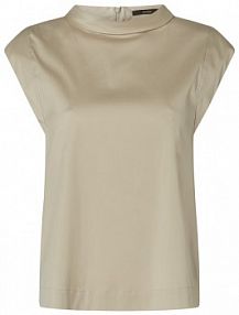 Top bluzkowy z dodatkiem streczu Windsor beżowy damski EAN 30031482