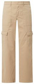 Spodnie cargo z dodatkiem streczu model Jane BRAX beżowe damskie EAN Jane Cargo Dep
