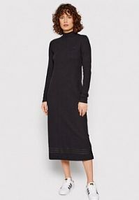 Sukienka dzianinowa adidas czarna 