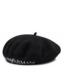 Kapelusz Emporio Armani czarny damski 637525 1A502 00020