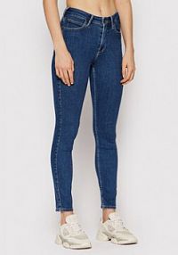 Jeansy Lee granatowe damskie 