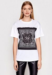 T-shirt Ermanno Firenze biały damski 