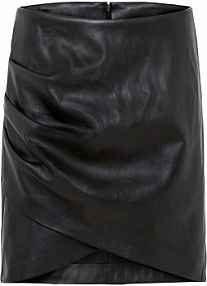 Krótka spódnica ze sztucznej skóry  Bonprix