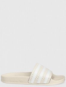 Klapki eleganckie adidas Originals  beżowe  GY1310