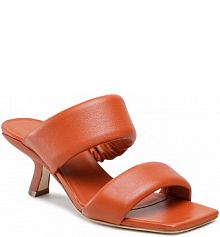 Klapki eleganckie Vic Matié pomarańczowe