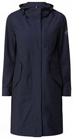 Parka z odpinanym kapturem model Lisalf ECOALF niebieska EAN GAJKLISAJ1490WS22