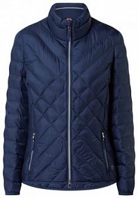 Lekka kurtka pikowana z dwustronnym zamkiem błyskawicznym model Bern BRAX granatowa damska EAN 94-6367 95974040