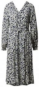 Sukienka midi z kwiatowym wzorem na całej powierzchni MOS MOSH niebieska EAN 143070