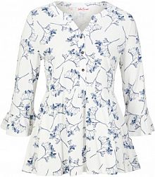 Tunika shirtowa z rękawami 3/4  Bonprix