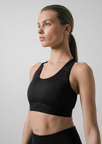 Biustonosz sportowy czarny 4F NOSD4-STAD300-20S