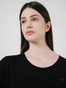 T-shirt czarny 4F damski NOSD4-TSD302-20S