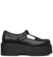 Półbuty sznurowane Altercore  czarne damskie BLAIR.VEGAN.B