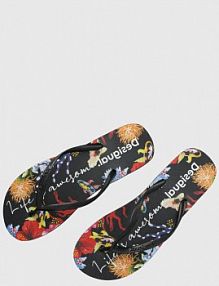 Japonki Desigual  czarne damskie  22SSHP03.200
